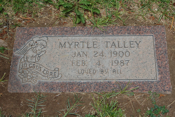 Myrtle Brazeal Talley grave