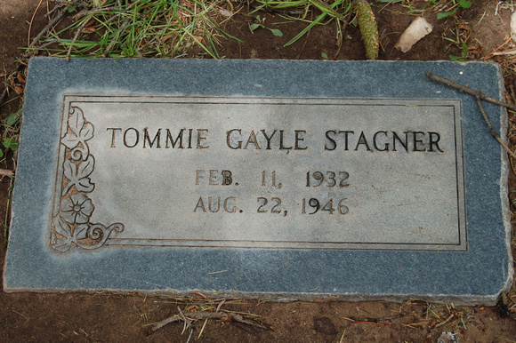 Tommie Gayle Stagner grave