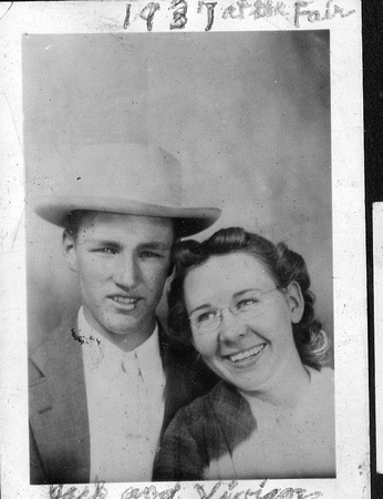Jack and Vera Talley at the Fair in 1937