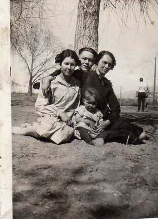 Loretta Brazeal with Bill and Eva Benton and Vera Talley