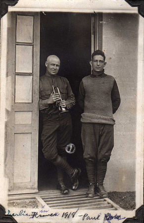Charles Talley in France 1918
