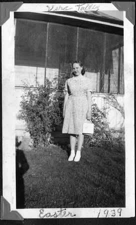 Vera Talley Easter 1939