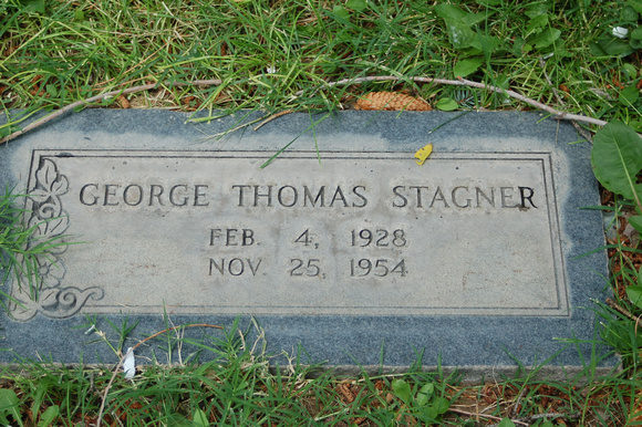George Thomas Stagner grave
