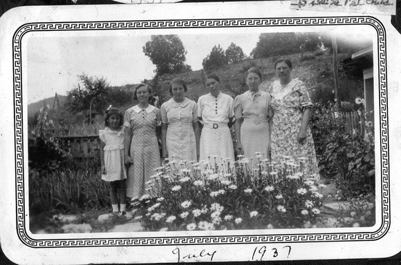 Vivian and Vera Talley with others