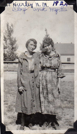 Cloy and Myrtle in Hurley NM 1924