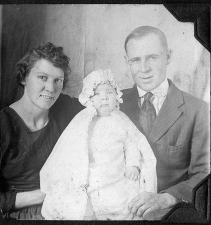 Charles and Myrtle Talley with Baby