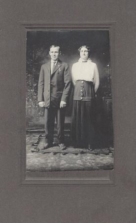 Charles Talley with cousin Edna Boone