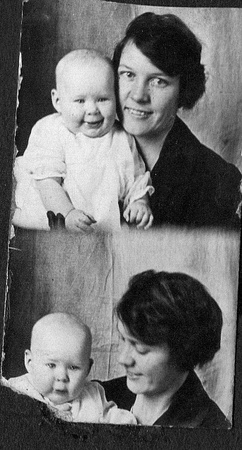 Myrtle Talley with Baby