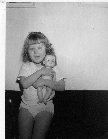 Christy with doll