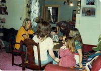 Playing Dominos at Grandma Talley's