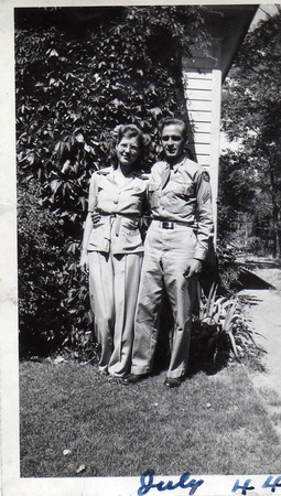 Earlene and Melvin Talley July 1944