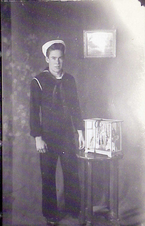 Orval Talley in Navy uniform