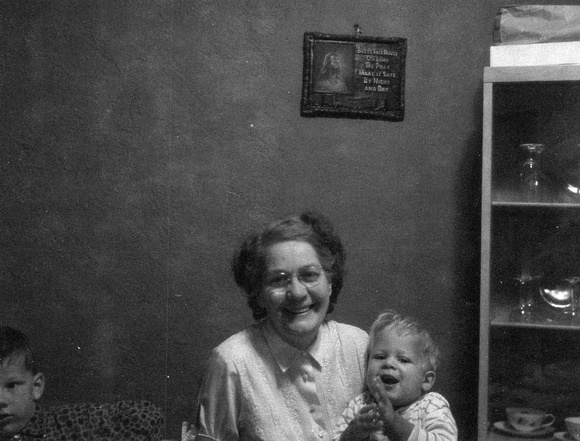 Grandma Myrtle Talley with Randy