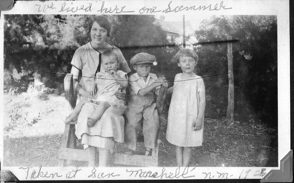 Myrtle Talley and her children