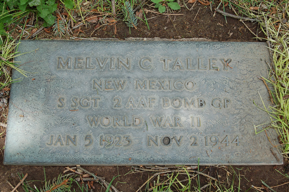 Melvin C. Talley grave