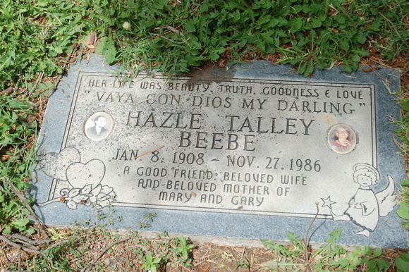 Hazel Talley Beebe grave
