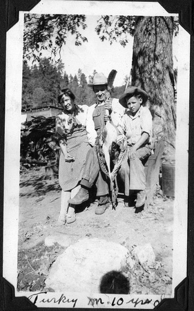 Turkey Hunt, Myrtle Brazeal Talley, Charles Talley and Melvin Talley