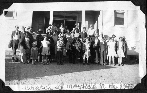 Church at Mayhill NM  1930